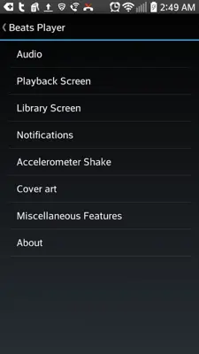 Beats Player android App screenshot 1